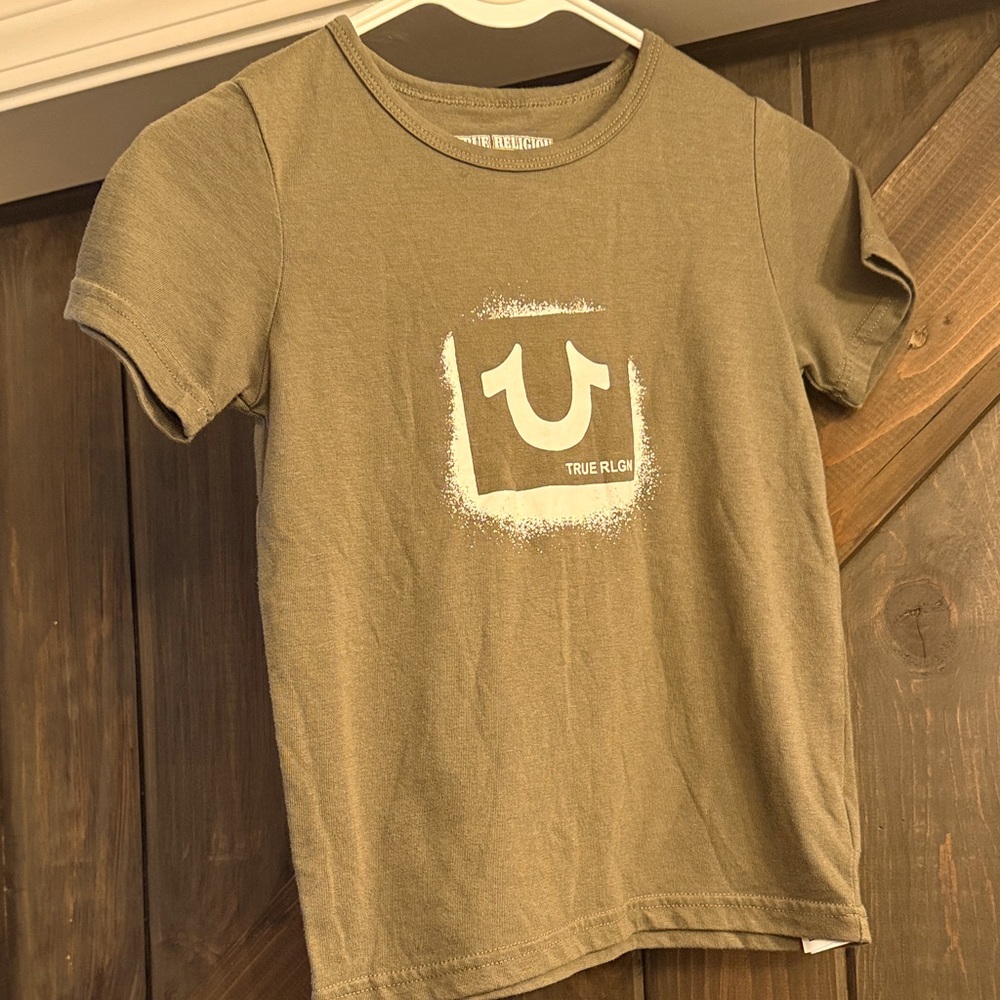 True Religion Kids Khaki Tee